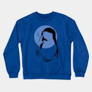 Late Night Smoking Chills Crewneck Sweatshirt